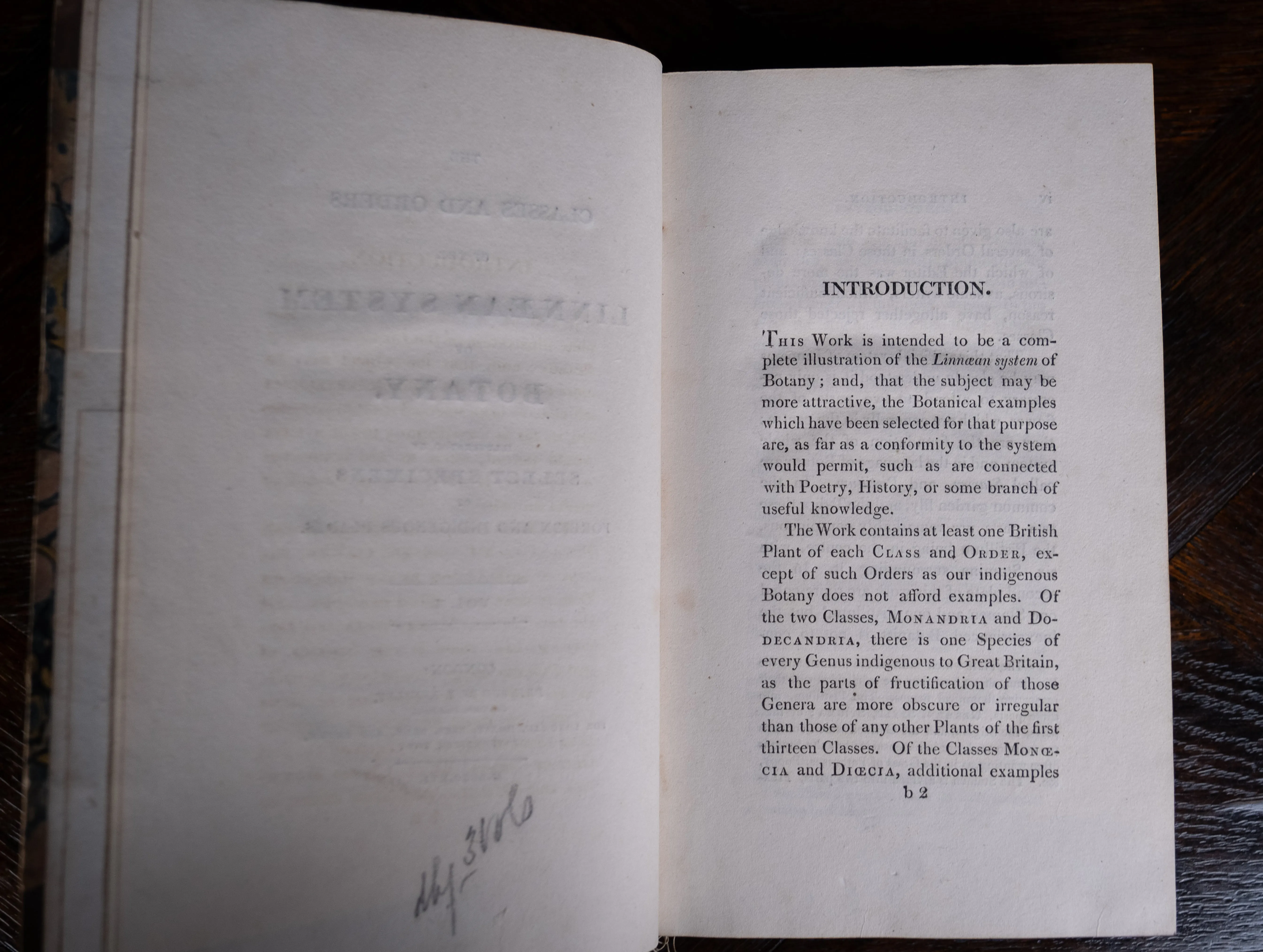 1816 The Class And Orders Of The Linnaean System Of Botany. First Edition.