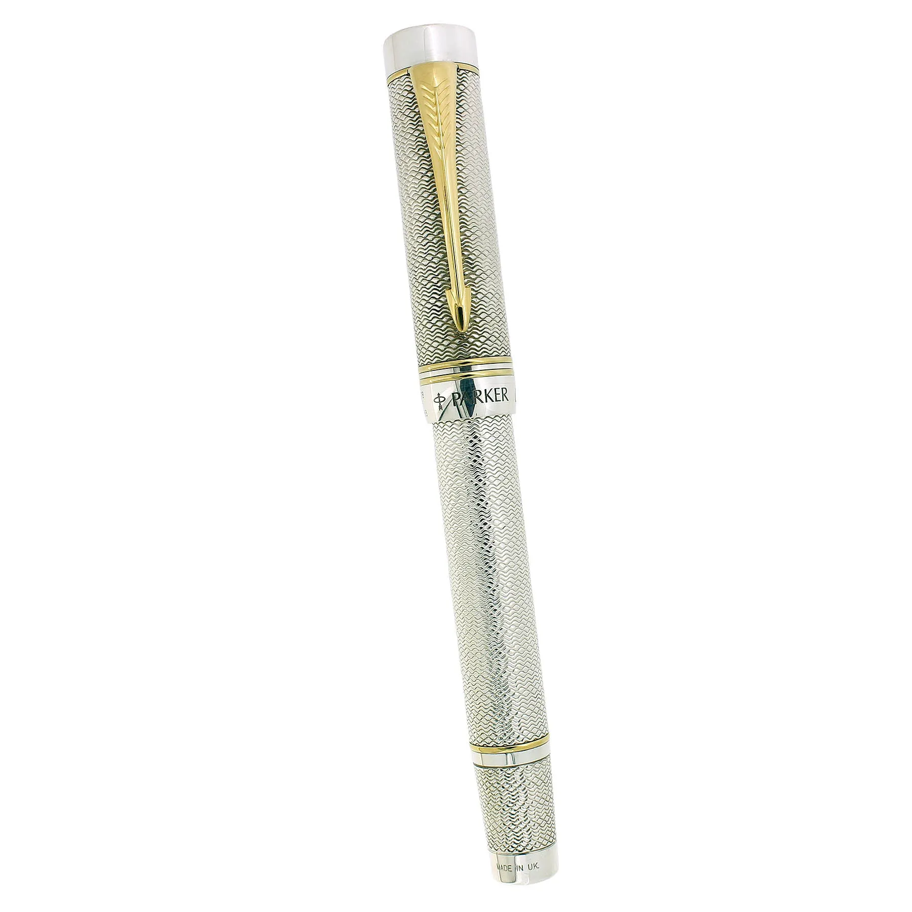 1999 PARKER DUOFOLD CLASSIC PENS CP5 VINTAGE LIMITED EDITION STERLING FOUNTAIN PEN