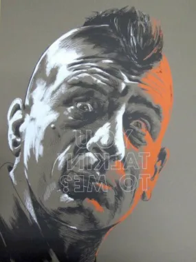 All the Animals Come Out at Night Black Silkscreen Print by Oliver Barrett