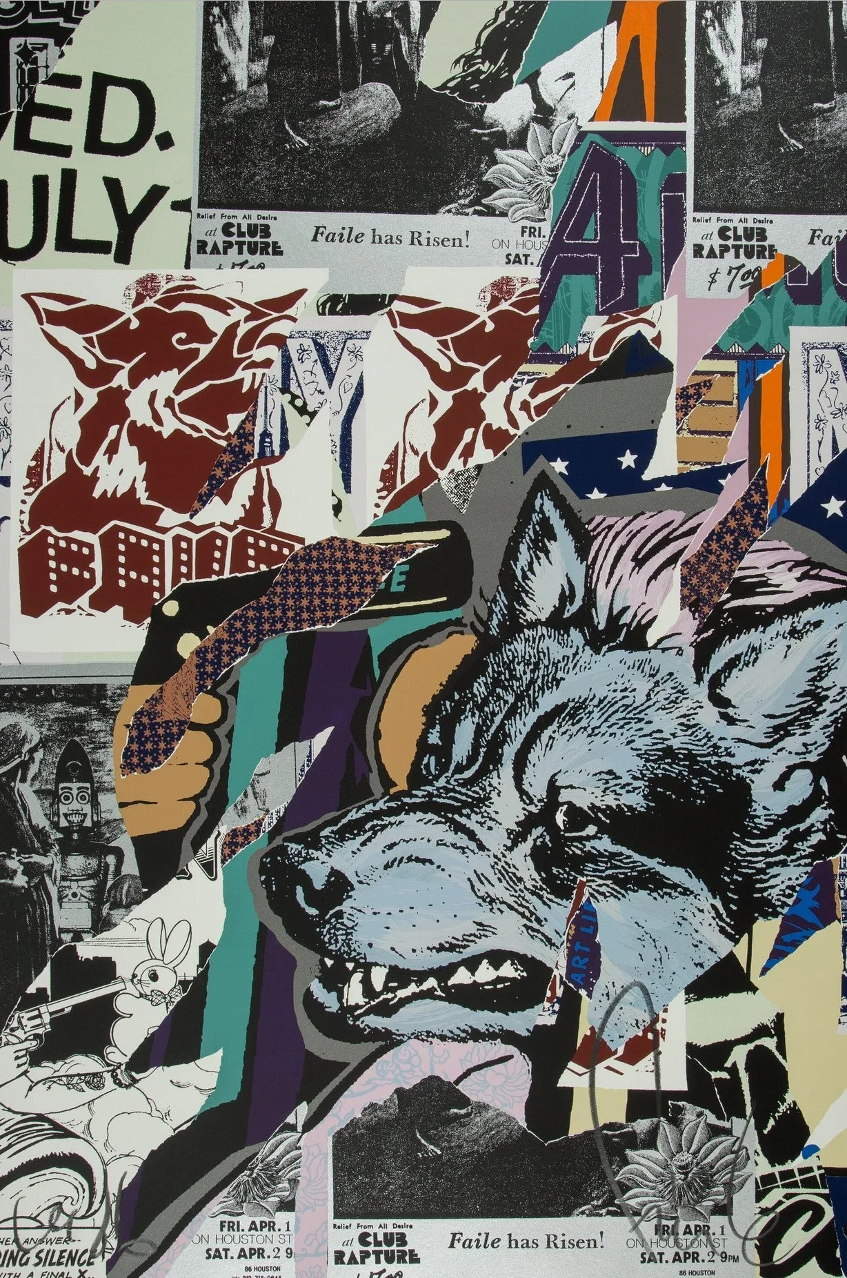Almost Rapture Silkscreen Print by Faile
