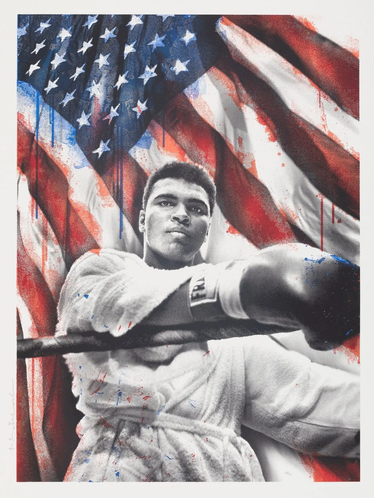 American Hero Silkscreen Print by Mr Brainwash- Thierry Guetta