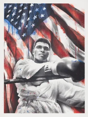 American Hero Silkscreen Print by Mr Brainwash- Thierry Guetta