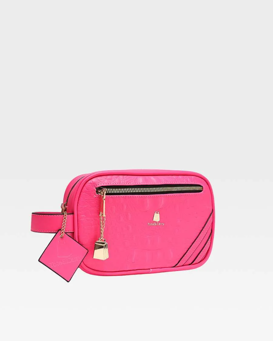 Apollo 2 Toiletry Bag in Neon Pink
