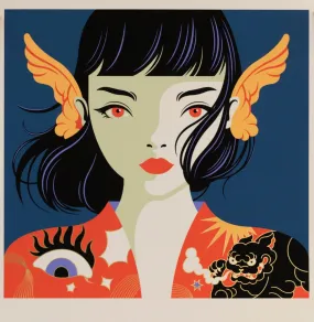 Bamba. Silkscreen Print by Violeta Hernandez