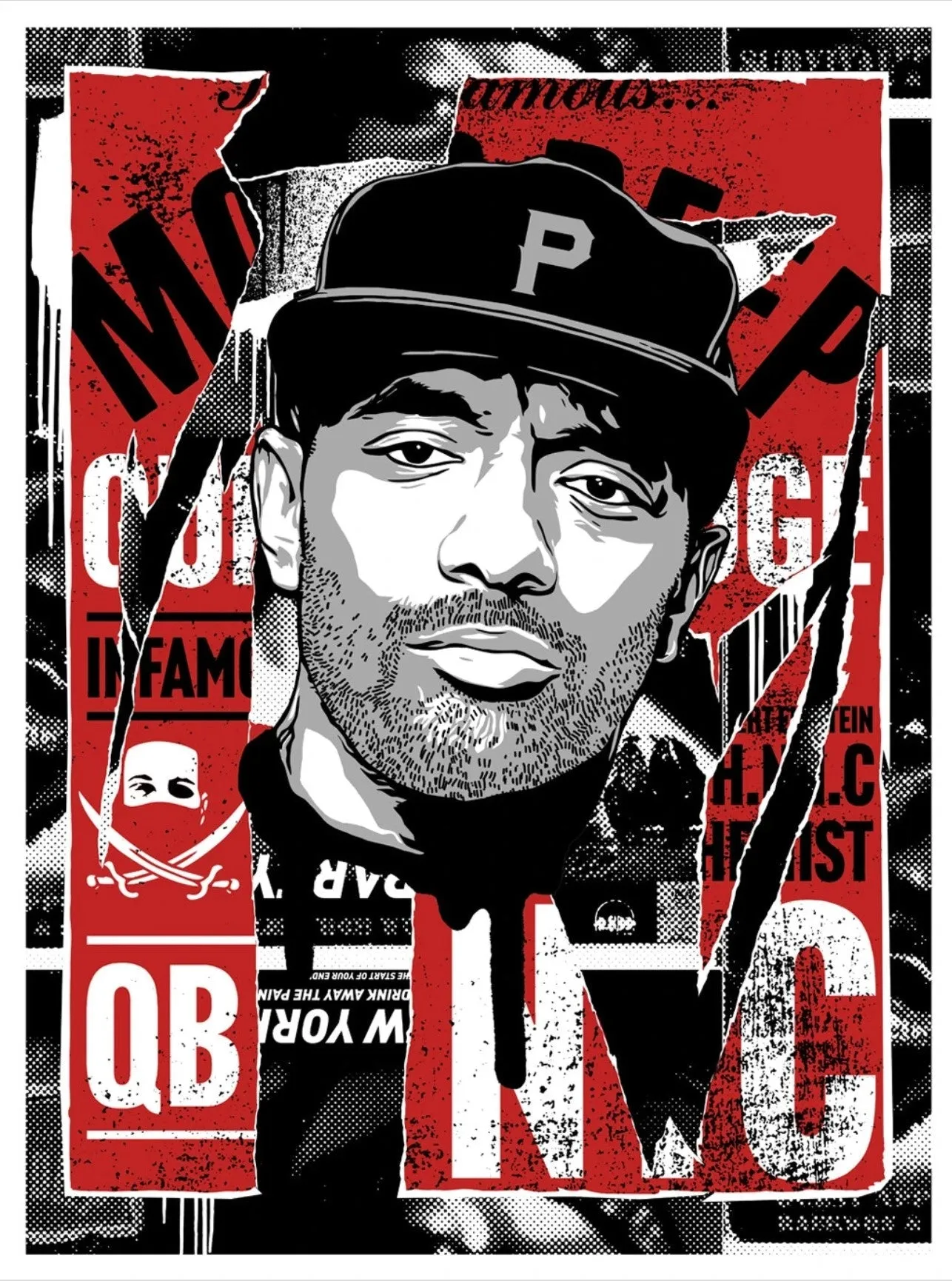 Bandana P Silkscreen Print by ABCNT