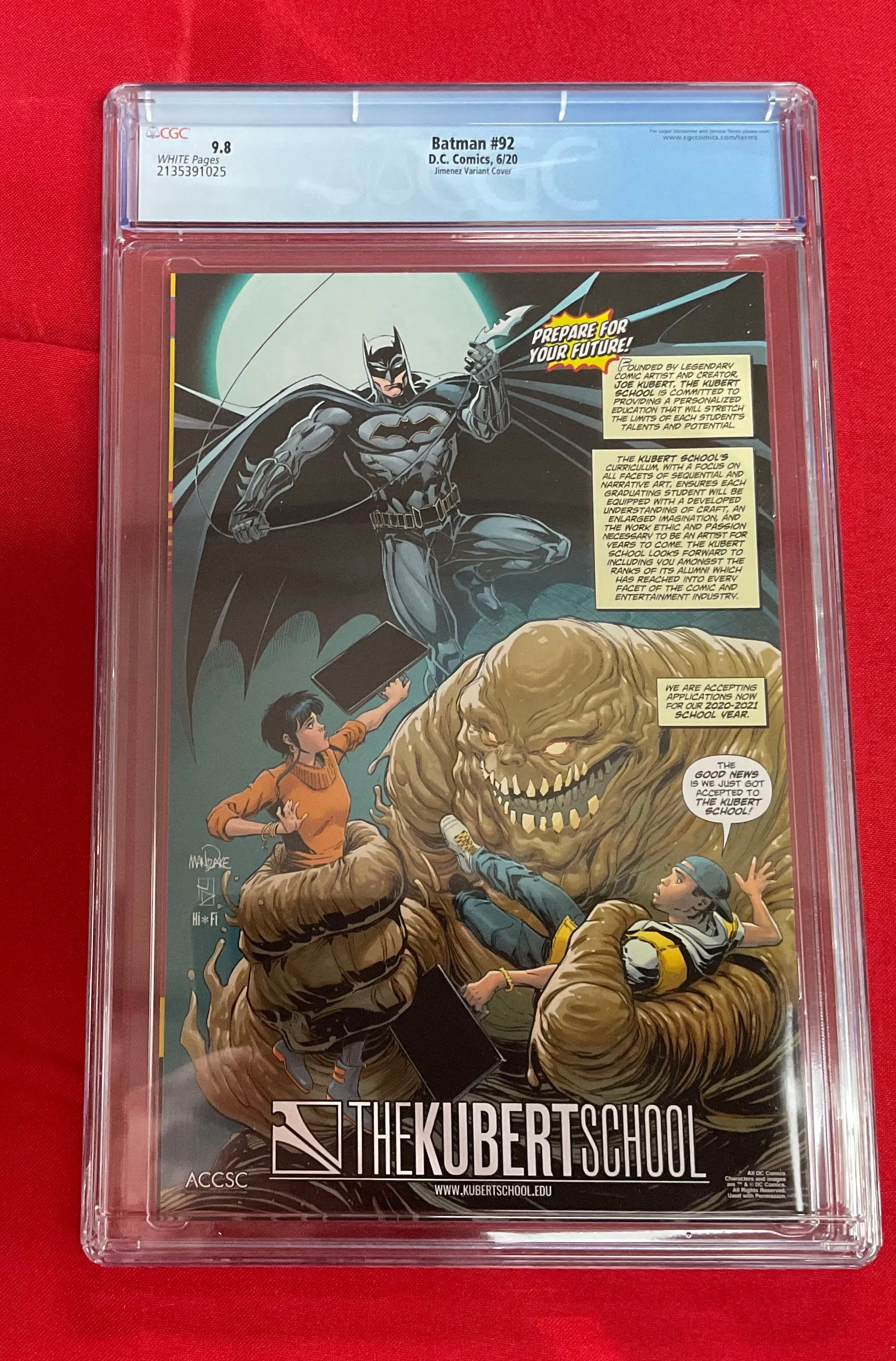 Batman (2016 3rd Series) #92C CGC 9.8
