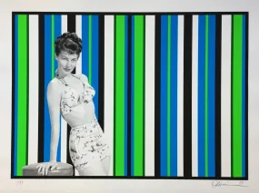 Beach Club Silkscreen Print by Tim Oliveira
