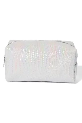 Beautiful Finish Cosmetic Bag - White