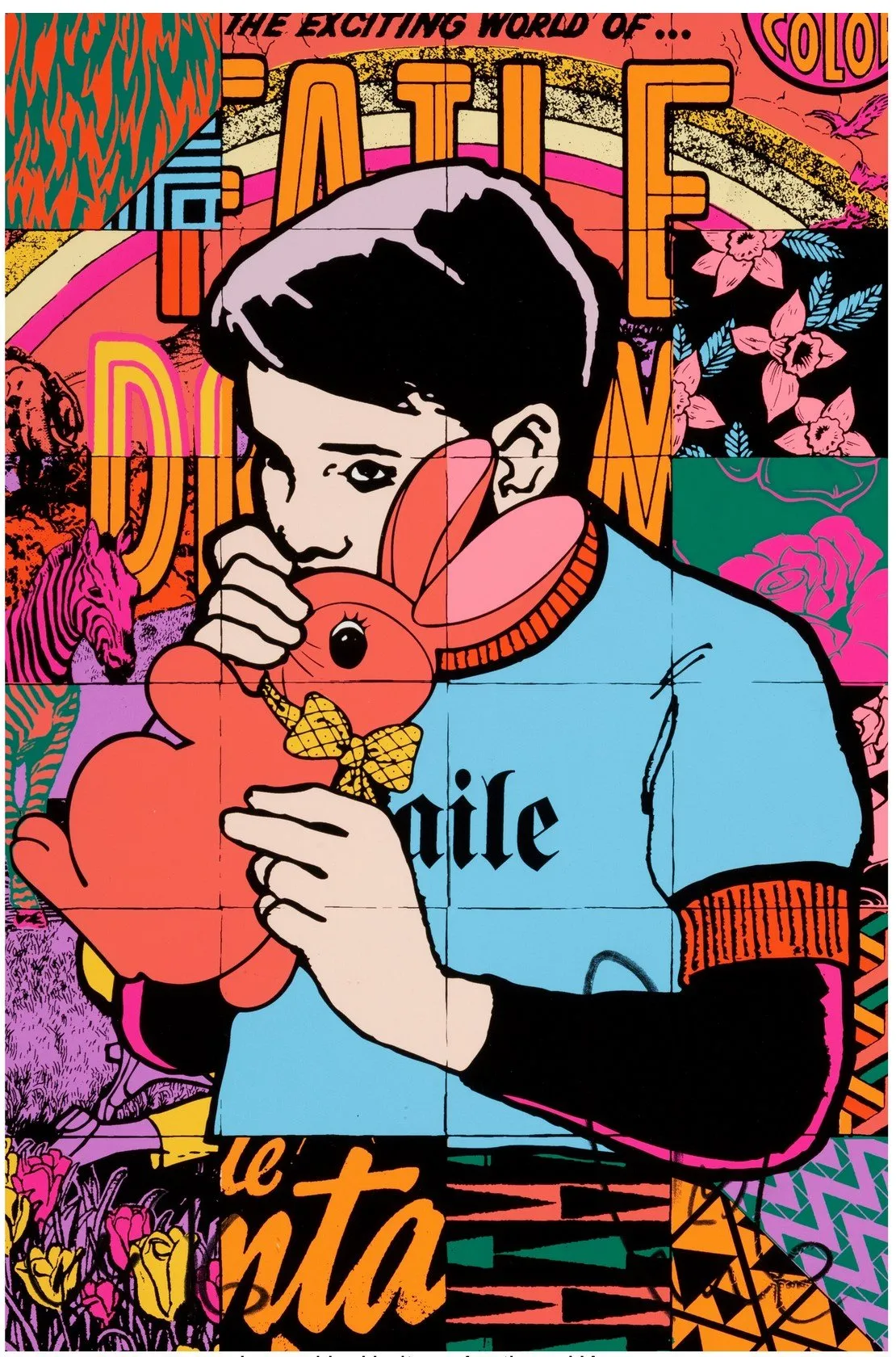Bunny Boy- Dreams Silkscreen Print by Faile
