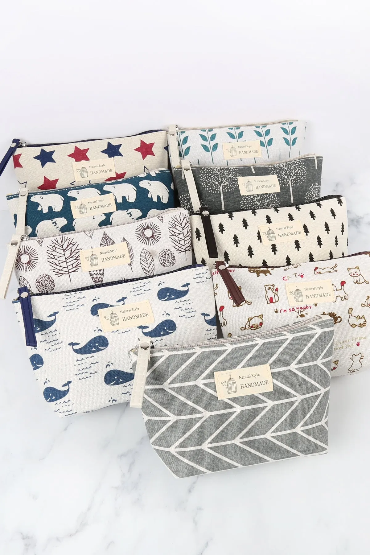 CHEVRON COSMETIC BAG