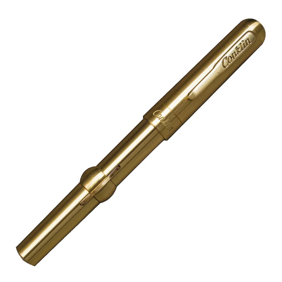 Conklin Mark Twain Crescent Brass 1898 Fountain Pen Limited Edition
