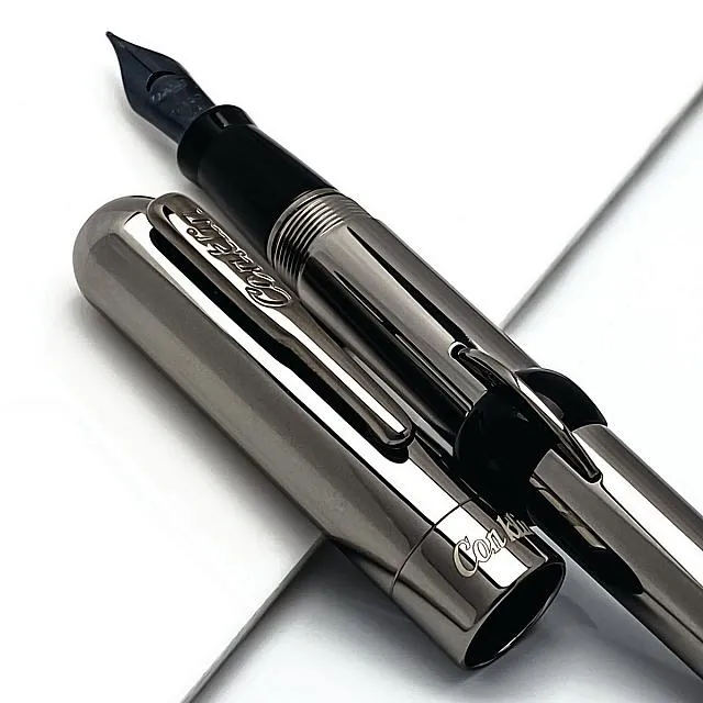Conklin Mark Twain Crescent Filler 1898 Fountain Pen Limited Edition Gunmetal