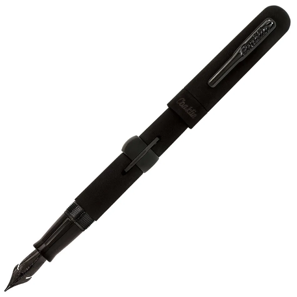 Conklin Mark Twain Crescent Filler 1898 Fountain Pen Limited Edition Superblack Gunmetal