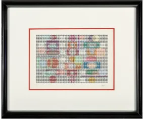 Double Metamorphosis Silkscreen by Yaacov Agam