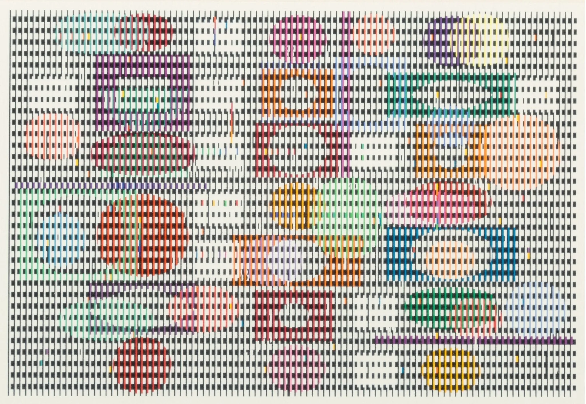 Double Metamorphosis Silkscreen by Yaacov Agam