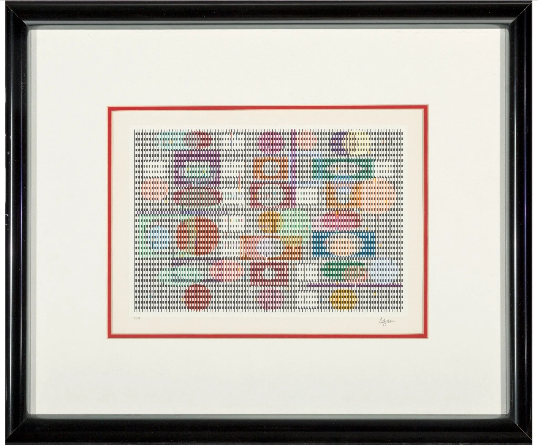Double Metamorphosis Silkscreen by Yaacov Agam
