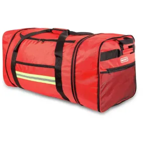 Firefighter Bag - PPE Hose Pack Bag w/ Wheels - Red