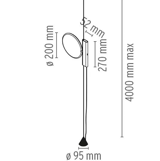 FLOS OK Suspended Light - Yellow