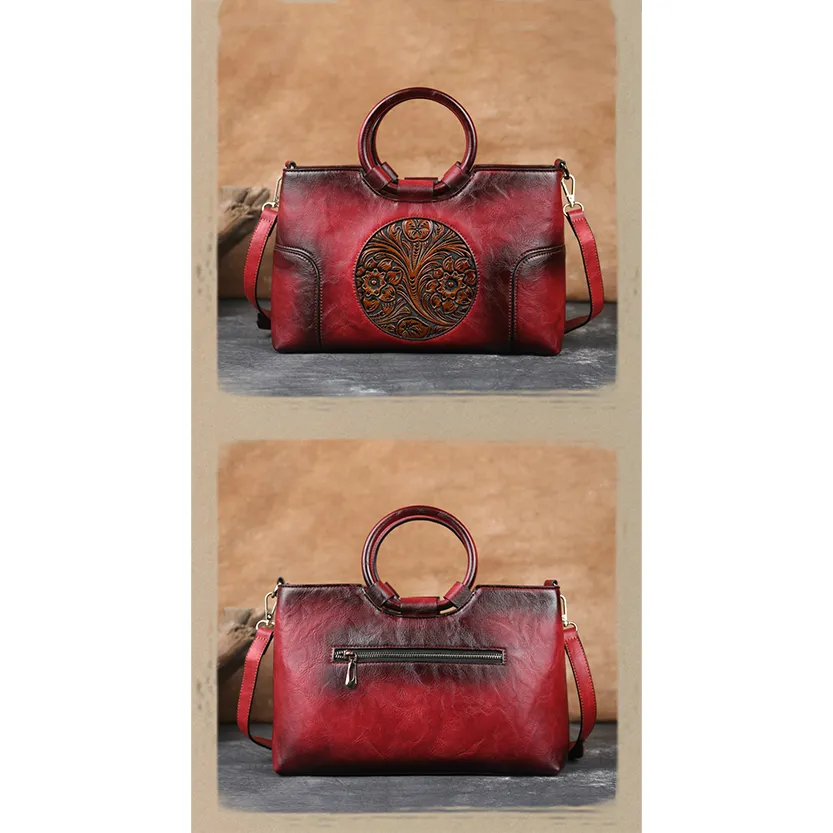 Funki Buys | Bags | Handbags | Women's Embossed Retro Bags