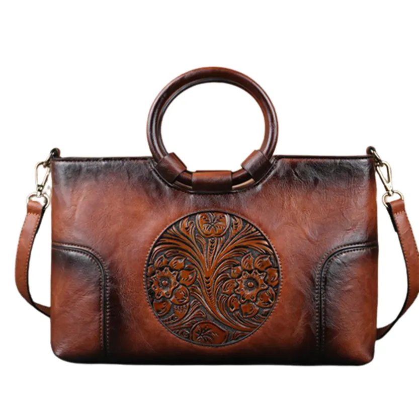 Funki Buys | Bags | Handbags | Women's Embossed Retro Bags