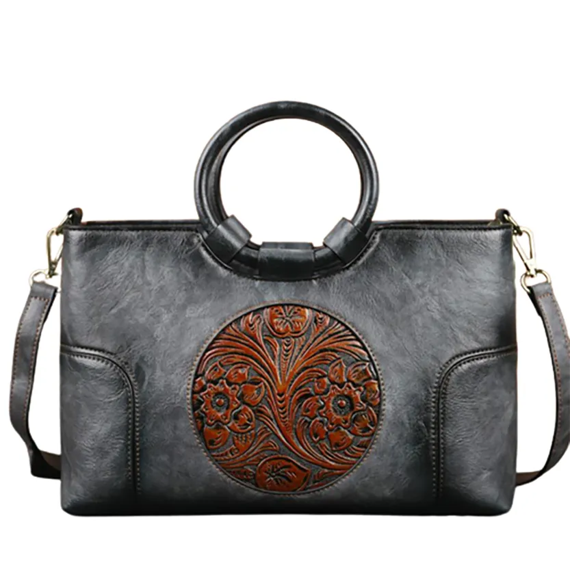 Funki Buys | Bags | Handbags | Women's Embossed Retro Bags