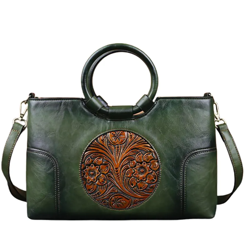 Funki Buys | Bags | Handbags | Women's Embossed Retro Bags