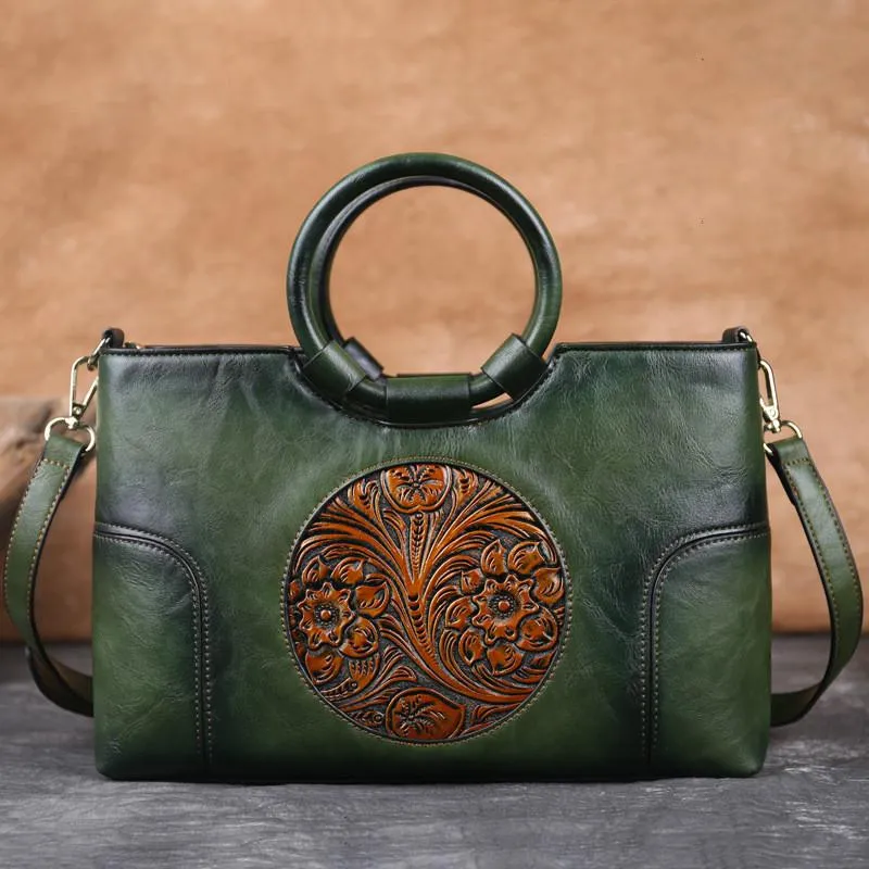 Funki Buys | Bags | Handbags | Women's Embossed Retro Bags
