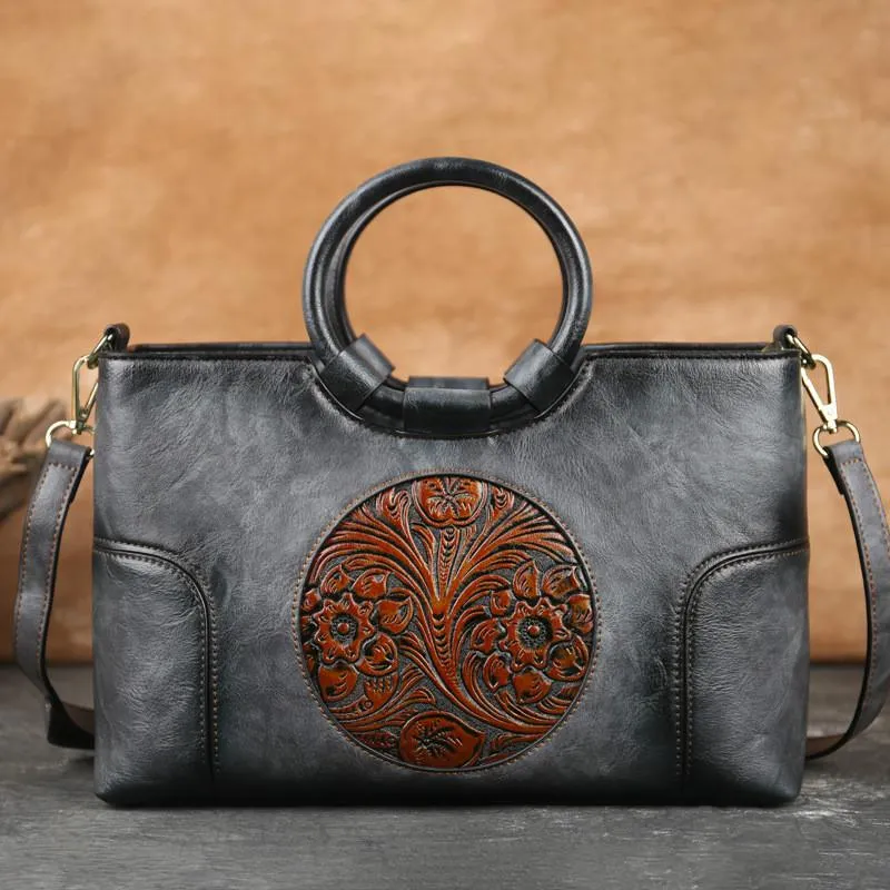 Funki Buys | Bags | Handbags | Women's Embossed Retro Bags
