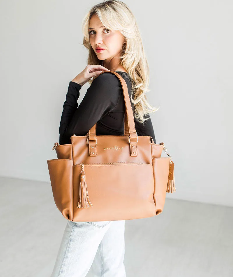 Gemini Mini Convertible Backpack - Caramel