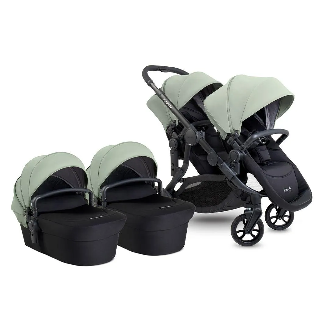 iCandy Orange 4 Twin Pushchair Bundle