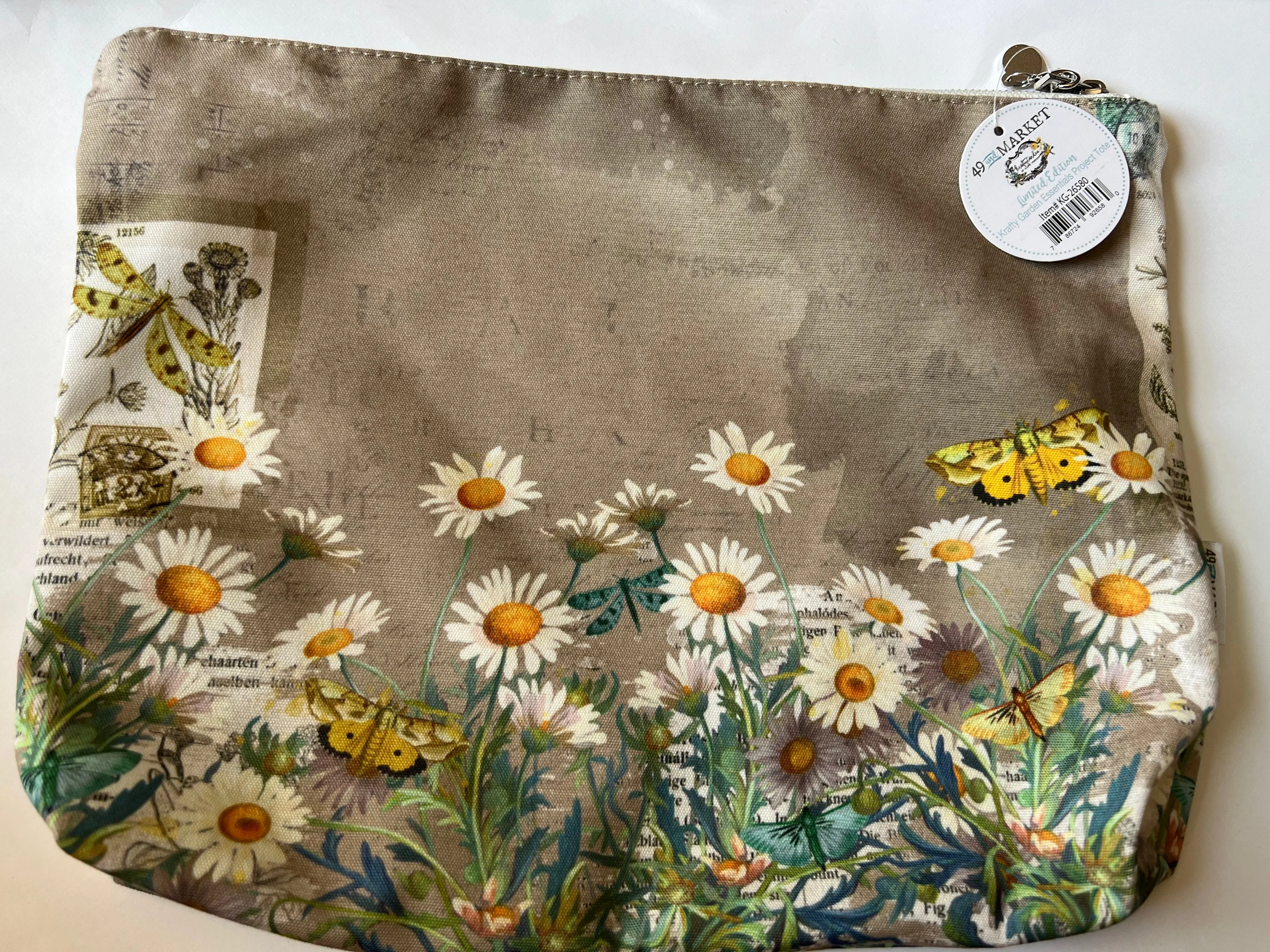 Krafty garden zipper storage pouch by 49 and market
