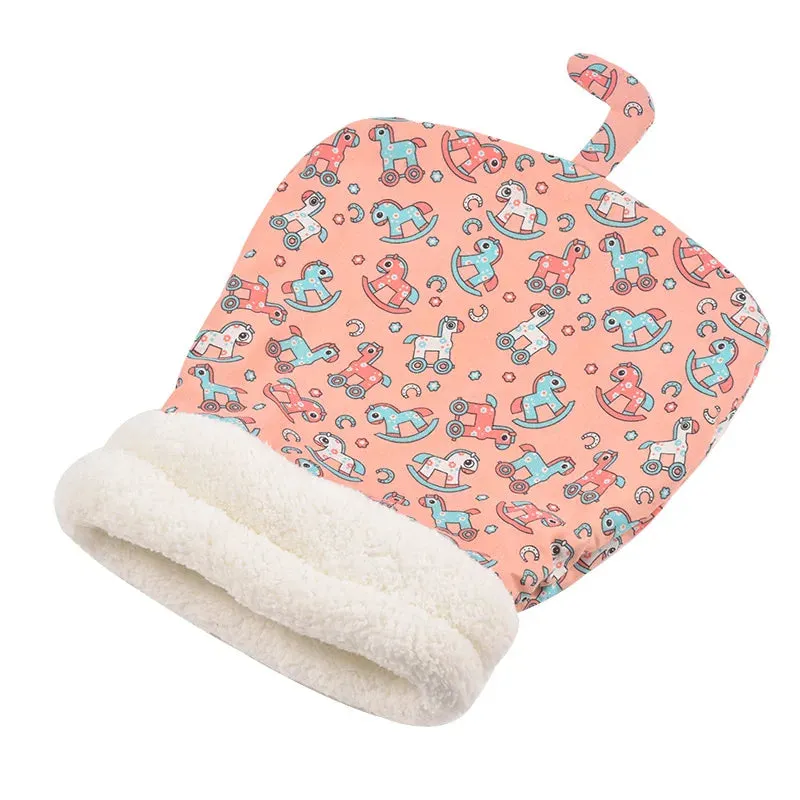 Lamb Plush Thickened Pocket - New Winter Linen Sleeping Bag Cat Nest - Cartoon Cat Sleeping Bag - Limited Winter Cat Nest