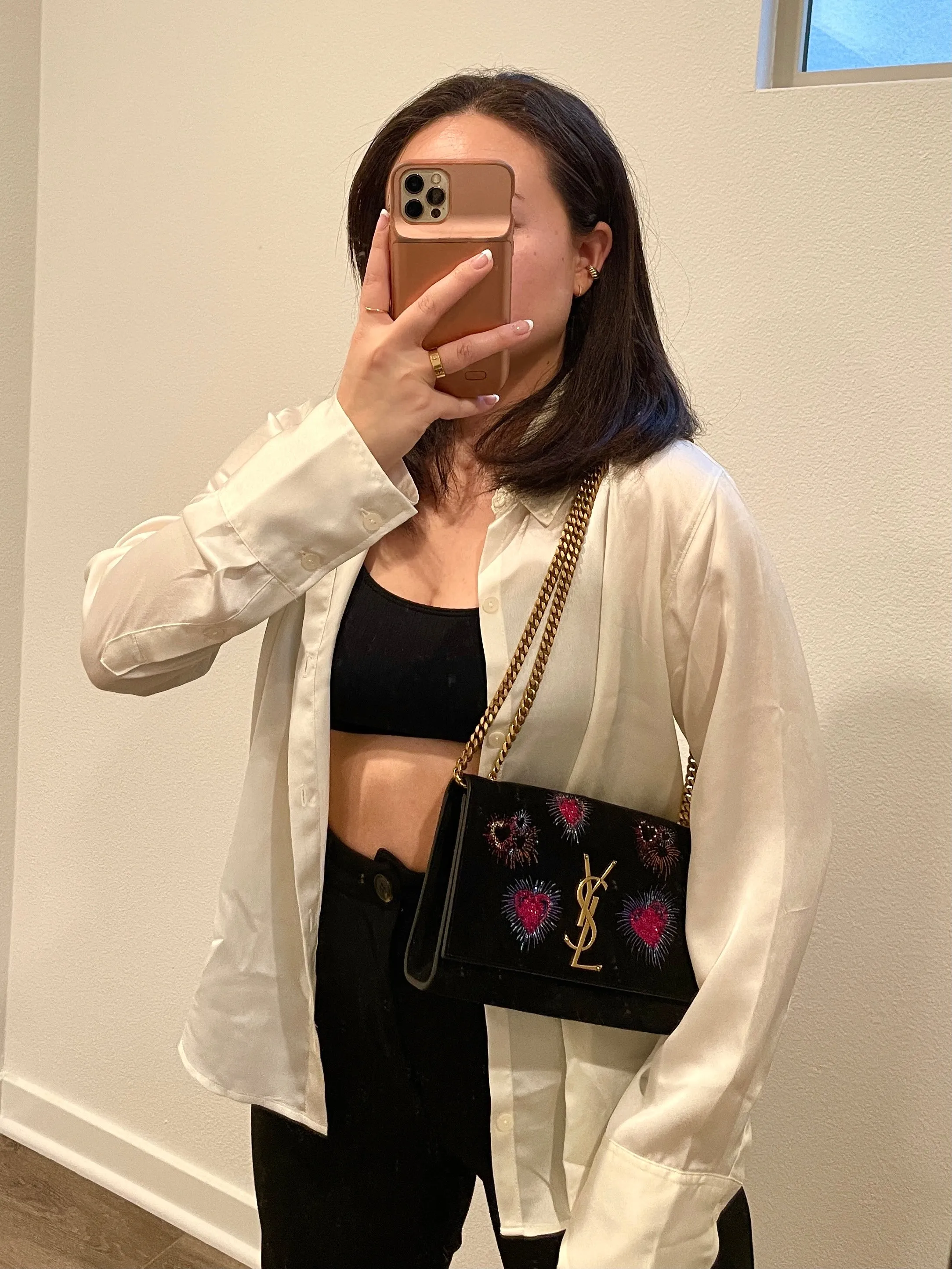 Limited Edition YSL Small Kate Hearts Bag