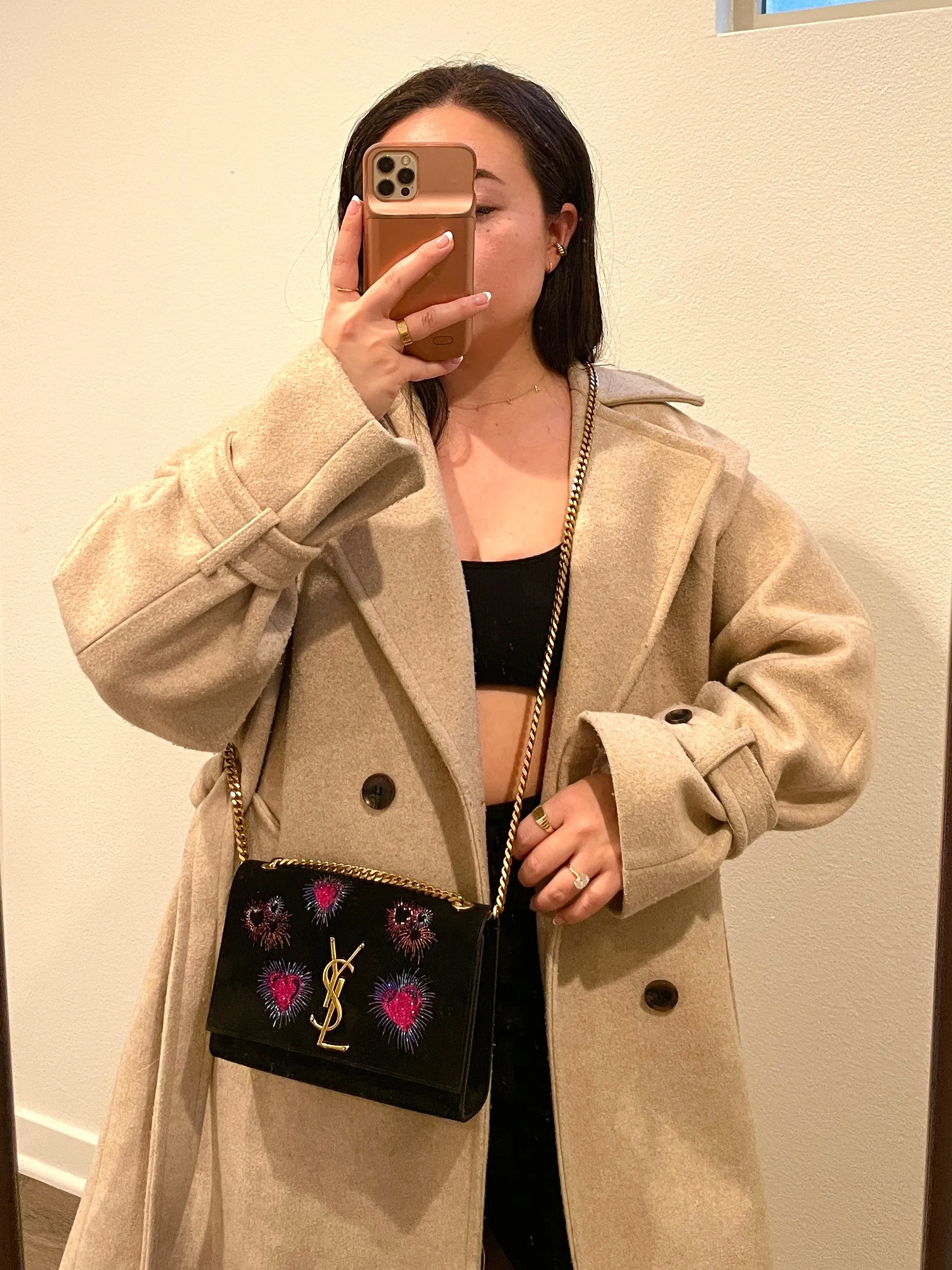 Limited Edition YSL Small Kate Hearts Bag