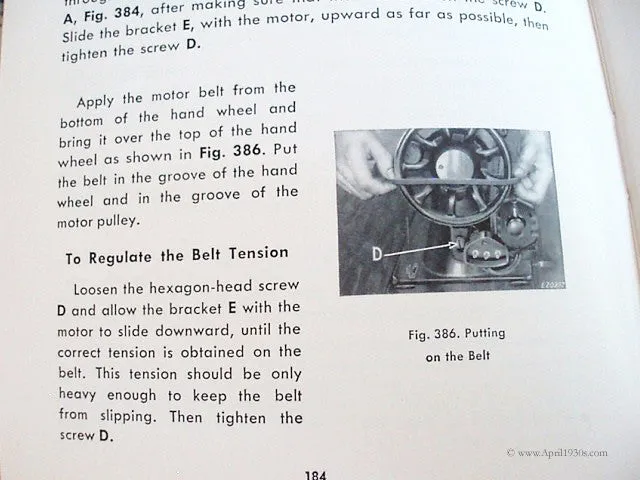 Machine Sewing Book, Singer 1957