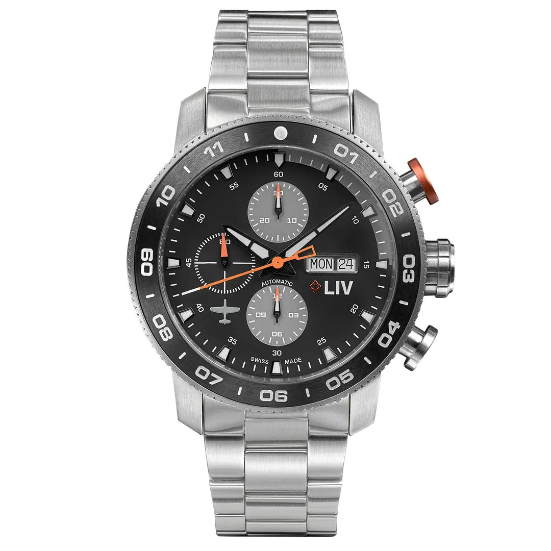 P-51 Titanium Black & Gray
