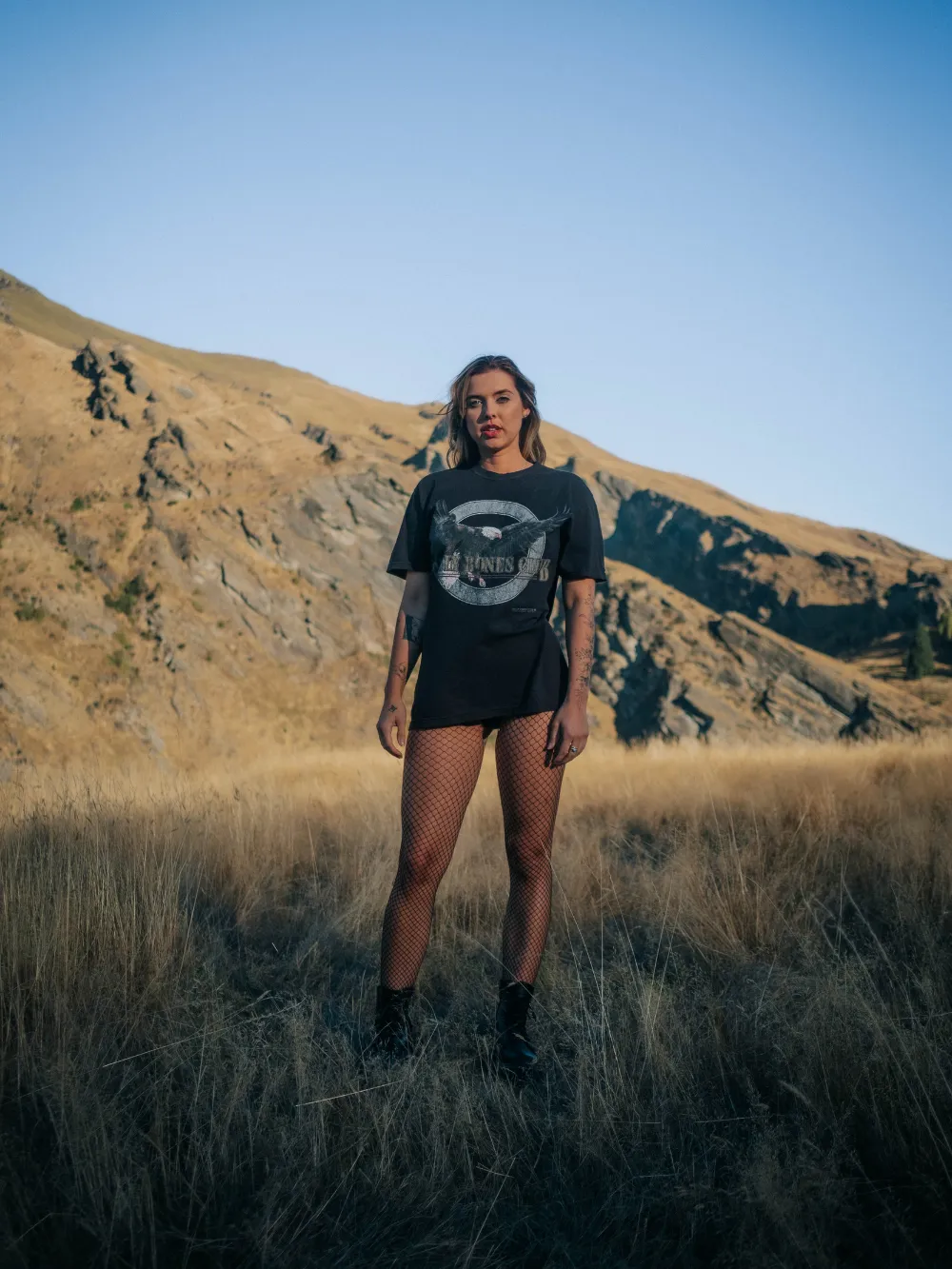 Ramblin Eagle Tee - Vintage Black