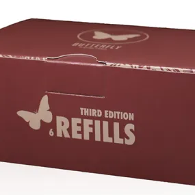 Refill Butterfly Cards Red 3rd Edition (6 pack) by Ondrej Psenicka