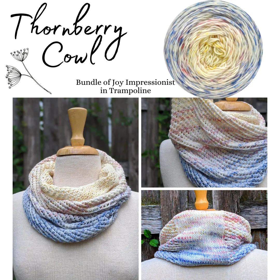 Thornberry Cowl Yarn Pack, pattern not included, ready to ship