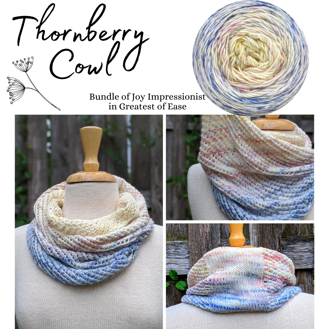 Thornberry Cowl Yarn Pack, pattern not included, ready to ship