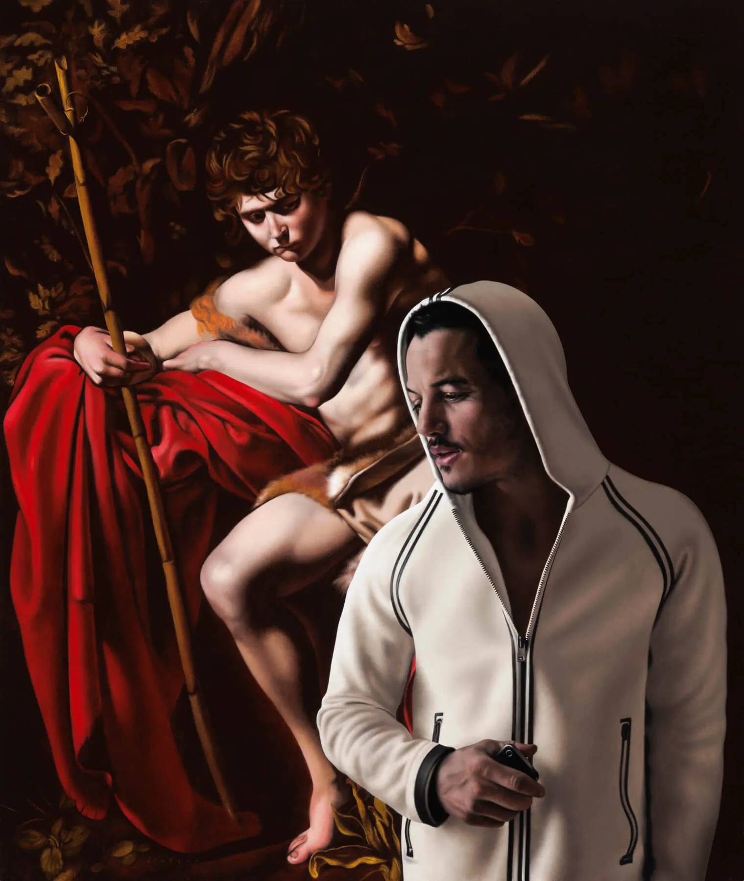 Untitled #01/15 (after Caravaggio,1604; featuring Luke Evans)
