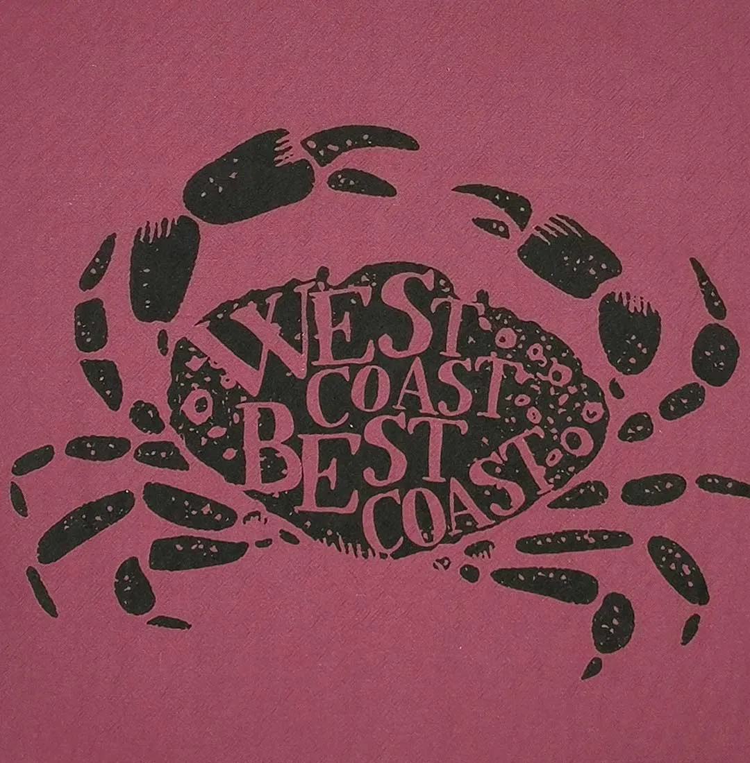 West Coast Crab Tote Bag