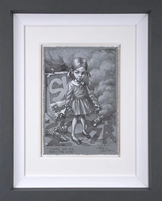 Where Do Ya Draw The Line Sketch by Craig Davison