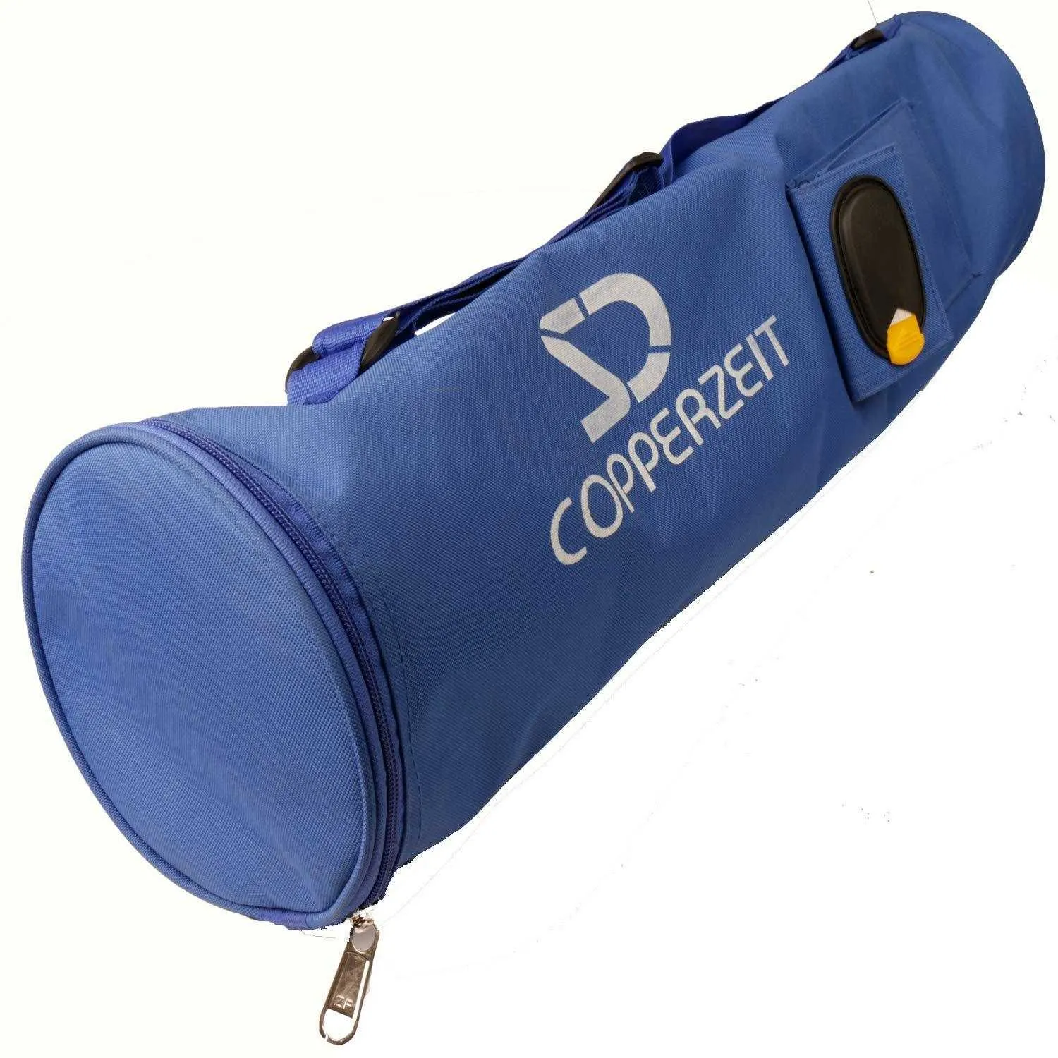YogaMat Carry Bag with Pouch and Name Tag I Blue