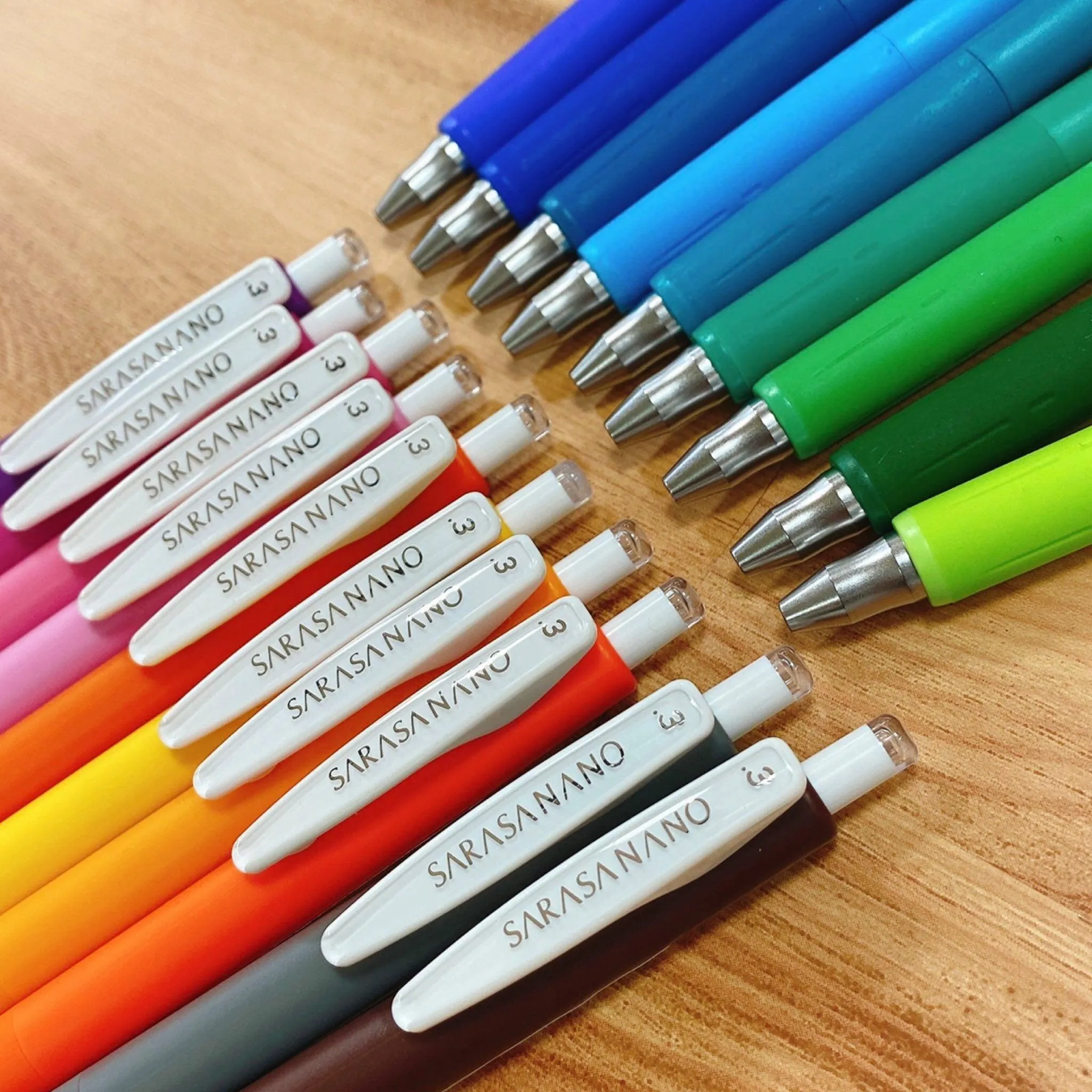 ZEBRA SARASA NANO 0.3MM new neutral pen retro color refill limited combination set