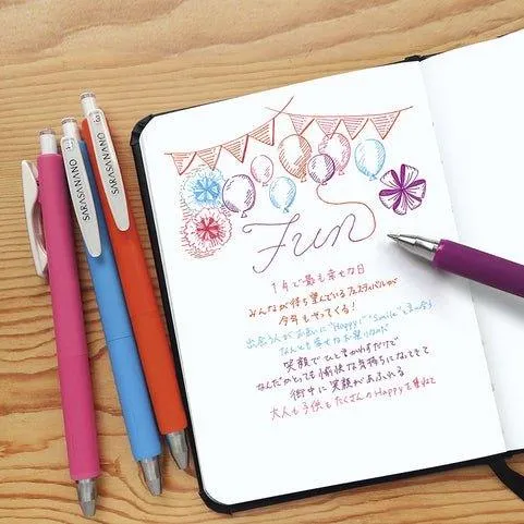 ZEBRA SARASA NANO 0.3MM new neutral pen retro color refill limited combination set